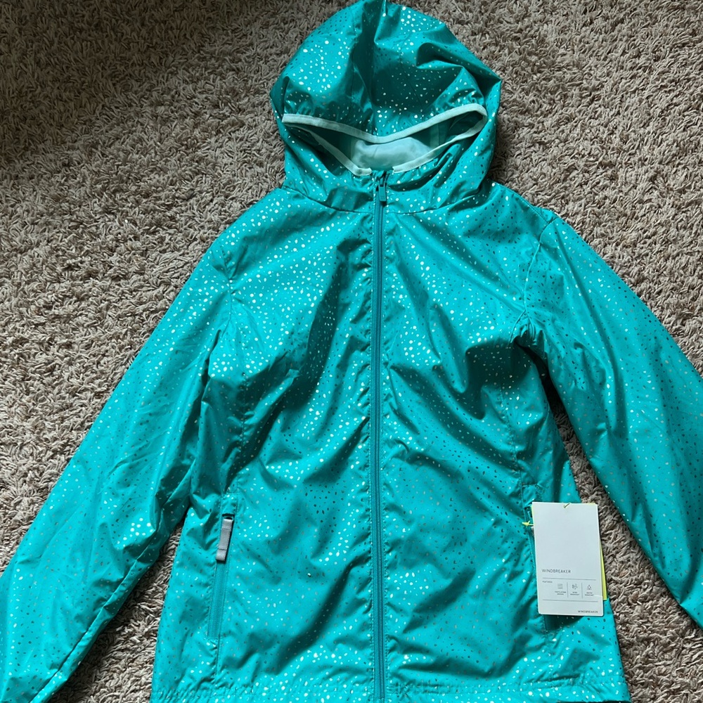 Big Girls Windbreaker. Water resistant. XL size 14/16